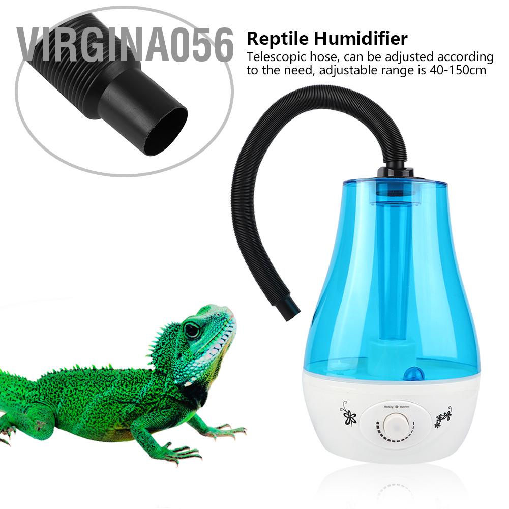 Virgina056 Công suất lớn 3L Động vật lưỡng cư Bò sát Máy tạo ẩm sương mù hơi 100-240V