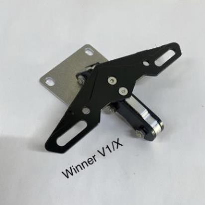 Pát biển số kiểu cánh dơi chất liệu Nhôm CNC loại sịn