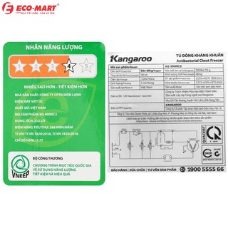 Tủ Đông Kangaroo KG400NC2 400 Lít