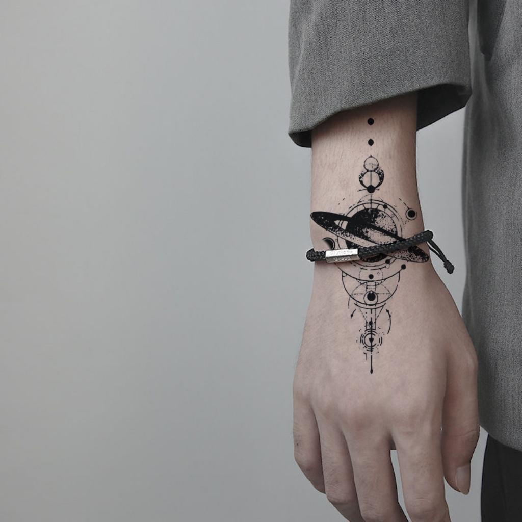 【SIYA Magic Tattoo】Hình Xăm Dán Tạm Thời 10-15 Ngày Chống Nước 18CM*11CM