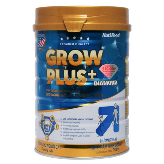 Sữa Grow Plus+ Diamond dành cho người gầy 400gam