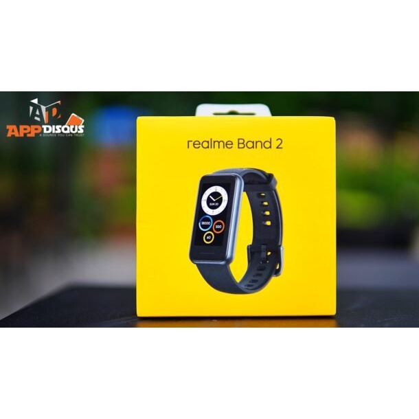 Vòng đeo tay Realme Band 2 chính hãng, Màn Hình Màu Lớn 1.4 Inch, Theo Dõi Nhịp Tim, đo nồng độ oxy máu.