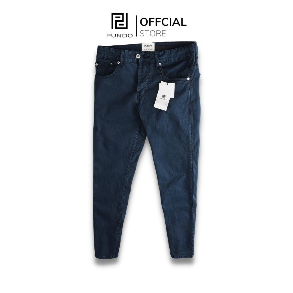 Quần jean nam dài 4 màu dễ phối chất cotton jean co giãn nhẹ PUNDO QJPD01
