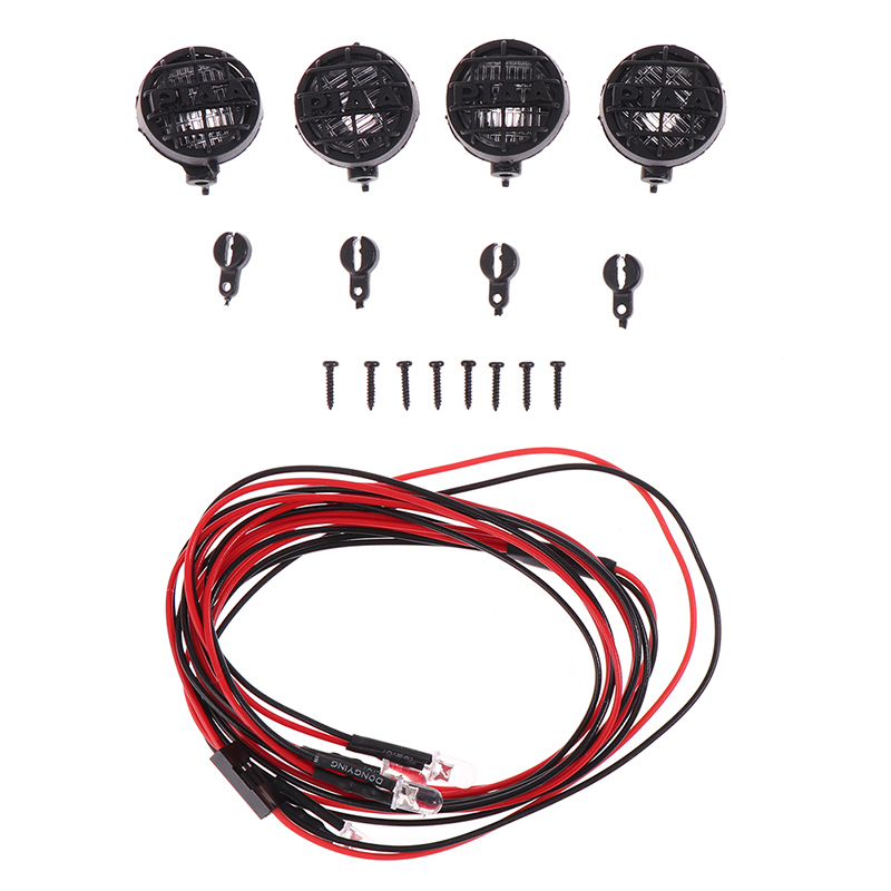 Bộ 4 Đèn Led Cho Xe Điều Khiển Từ Xa D90 D110