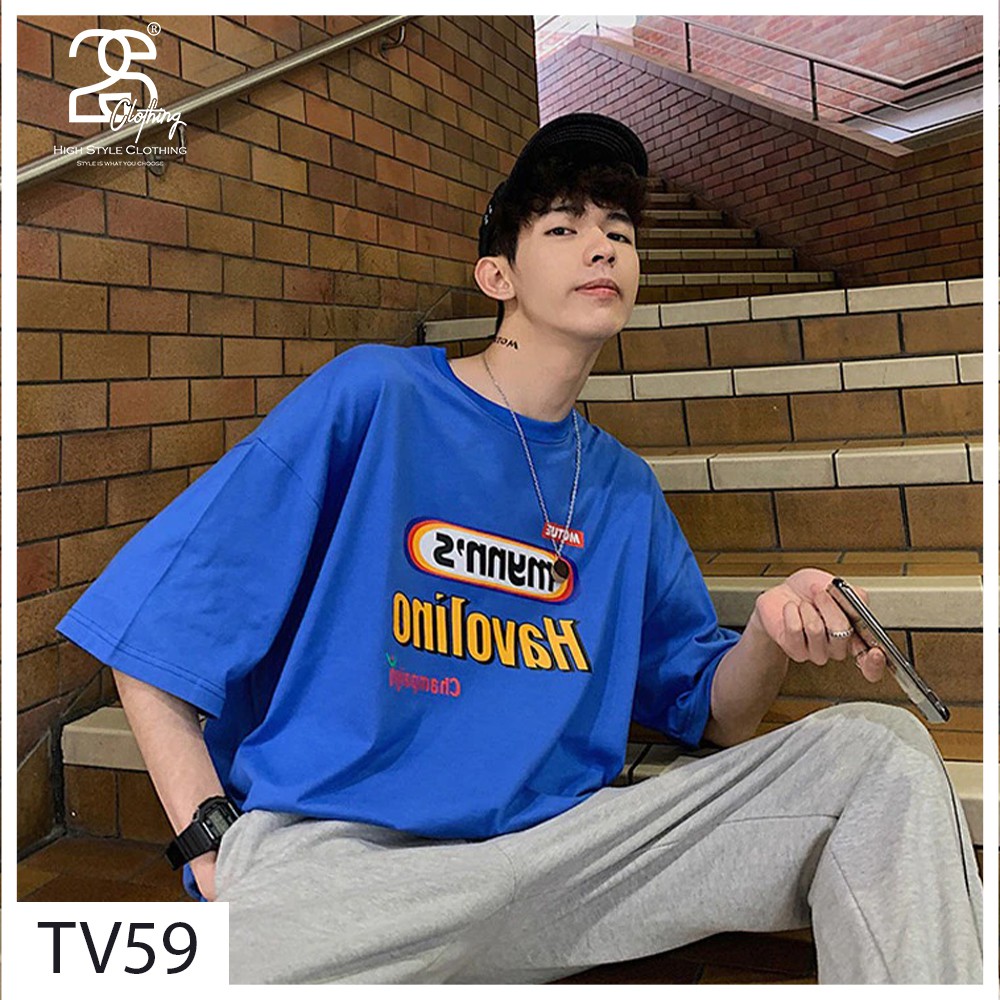 Áo Thun Tay Lỡ 2s Clothing Áo Phông Unisex Nam Nữ Cotton Oversize Form Rộng Giá Rẻ In Chữ Phong Cách StreetWear TV59 | BigBuy360 - bigbuy360.vn