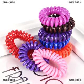 Set 10 Dây Buộc Tóc Lò Xo Co Giãn