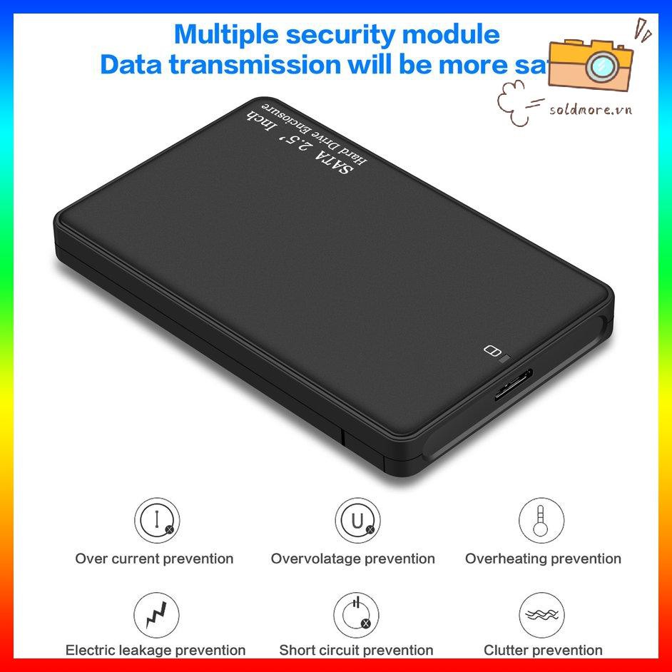 Hộp Đựng Ổ Cứng 2tb Hdd Sata Usb 3.0 2.5 Inch