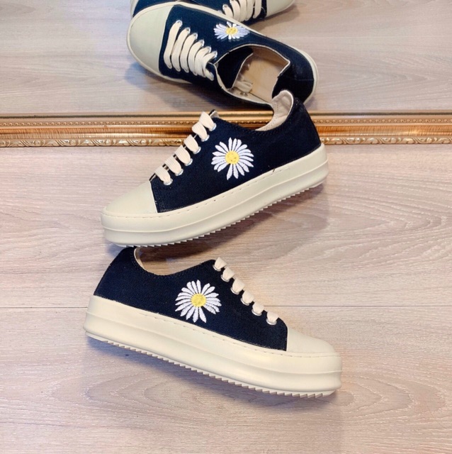 Giầy RO hoa cúc cổ cao và thấp cổ nam nữ