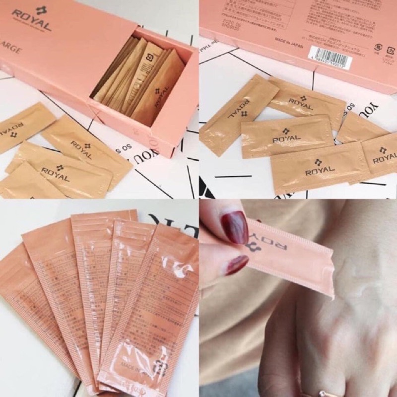 ❤️ FREESHIP ❤️- HỘP 90 GÓI - Tinh chất serum nhau thai cuống rốn Royal Large Placenta Nhật Bản