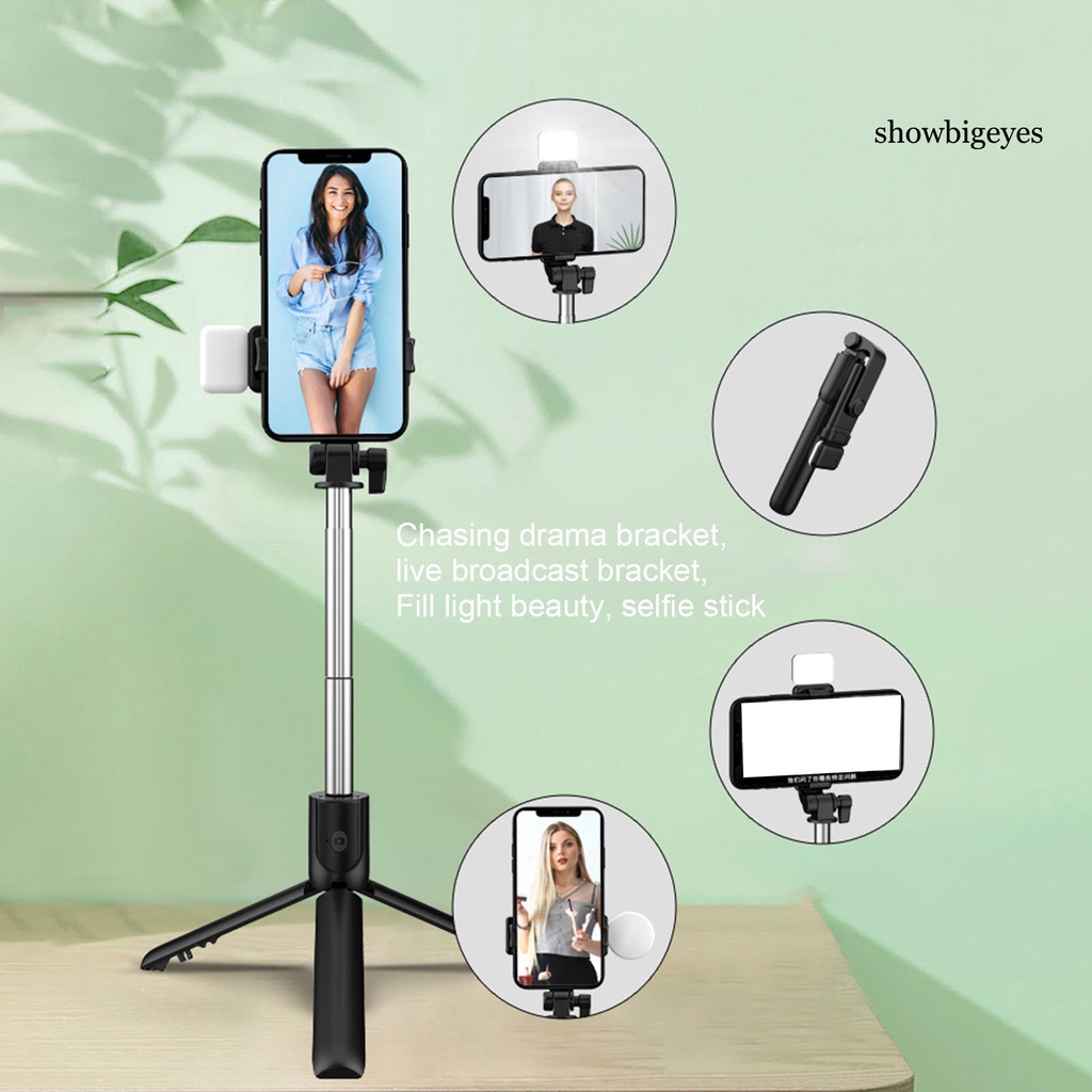 Gậy Selfie Mbp--R1S Điều Chỉnh Được Kết Nối Bluetooth Đa Năng 3 Trong 1 Cho Điện Thoại | BigBuy360 - bigbuy360.vn