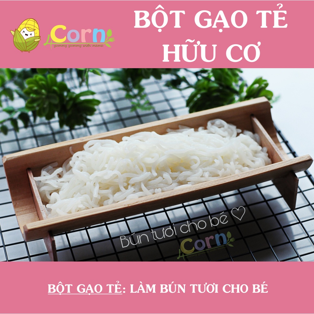 Bột gạo tẻ/nếp hữu cơ Floating Lotus - Cho bé 5m+