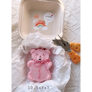 Nến thơm handmade hình bánh gấu sinh nhật siêu to