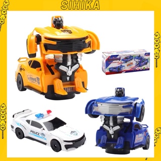 Ô tô cảnh sát biến hình robot SIHIKA đồ chơi xe biến hình robot , đồ chơi xe hơi 22128