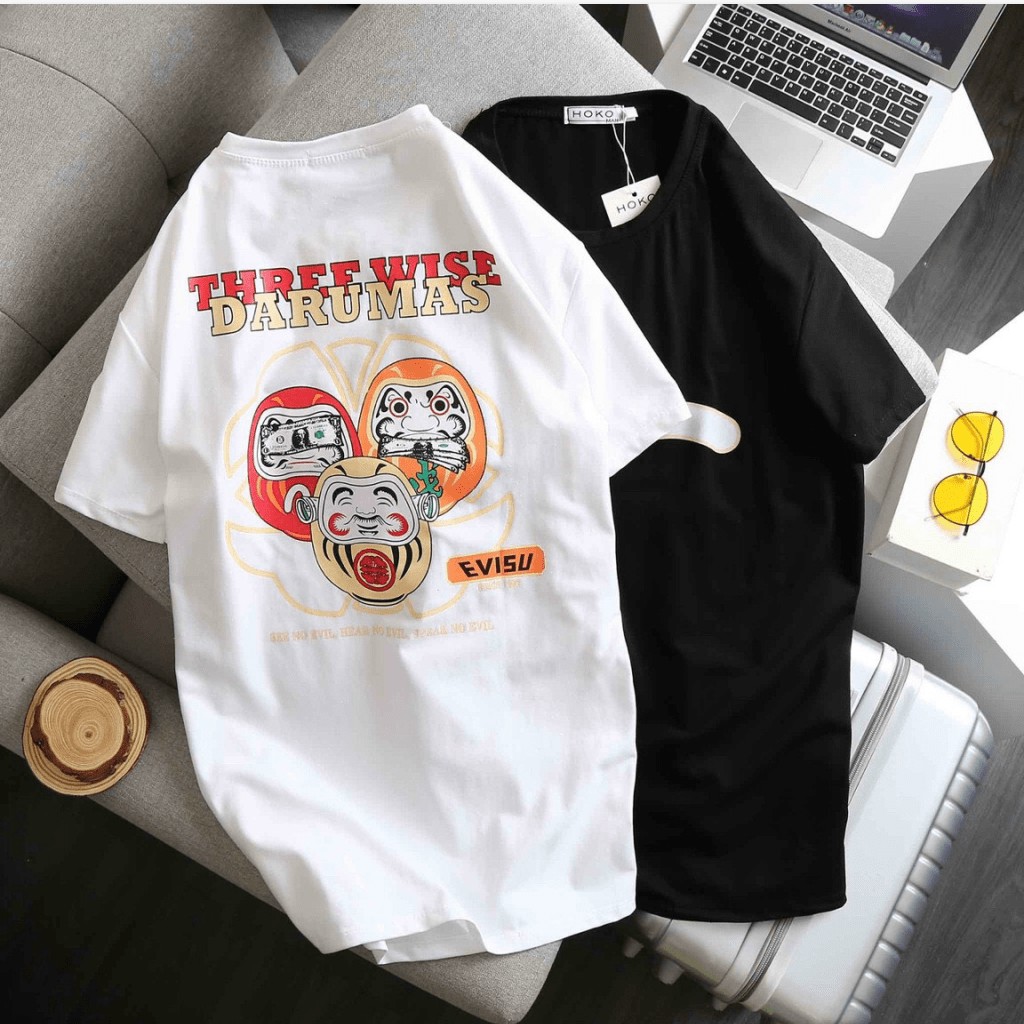 ÁO THUN NAM CỔ TRÒN NGẮN TAY HOẠ TIẾT MỚI 2021 HK