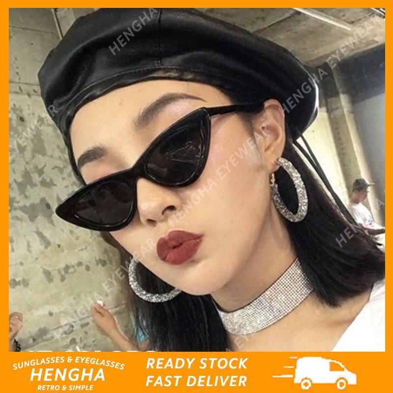 Kính mát mắt mèo tam giác thời trang Hàn Quốc