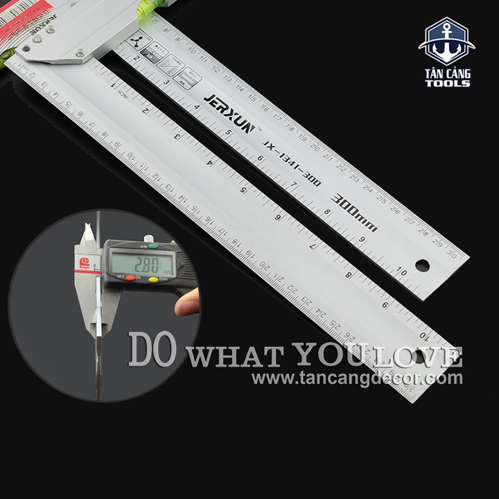 Thước Góc Vuông Nivo Jerxun JX 1341 - 300