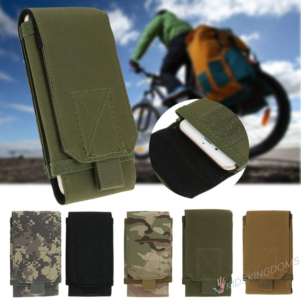 【Big Sale】1Pc Universal Tactical Bag for Mobile Phone Hook Cover Pouch Case Waist Bag