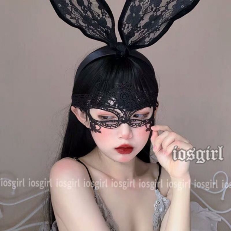 Mặt nạ ren hóa trang halloween sexy - phụ kiện chụp ảnh cosplay huyền bí | BigBuy360 - bigbuy360.vn