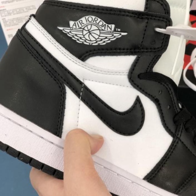 [FREE SHIP] Giày Thể Thao Jordan 1 High Đen Trắng Panda, Sneaker Nam Nữ JD1 Fullbox Da Nhăn | BigBuy360 - bigbuy360.vn