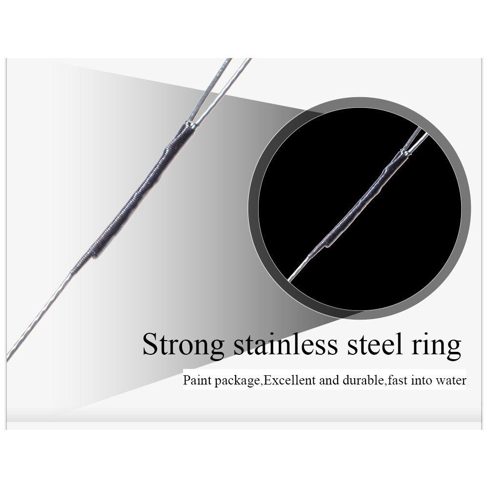 MYRONGVN Set 10 Dây Thép Móc Mồi Câu Cá An Toàn