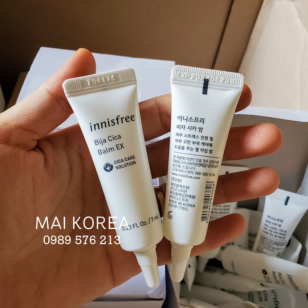 Gel Phục Hồi Da Mụn Innisfree Bija Cica Balm 7ml