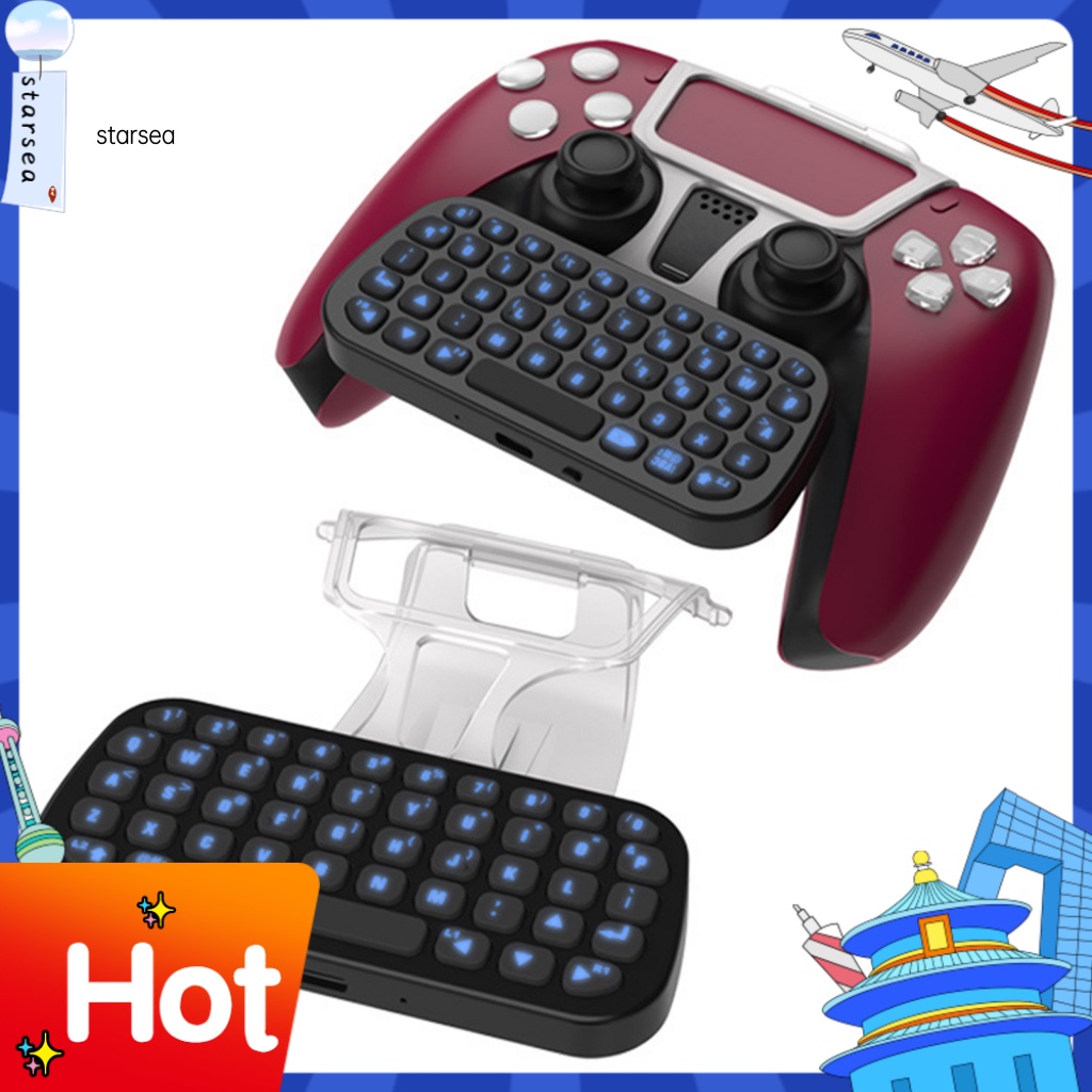 Bộ Bàn Phím Điều Khiển Chơi Game Không Dây Mini Siêu Nhẹ Có Chức Năng Nói