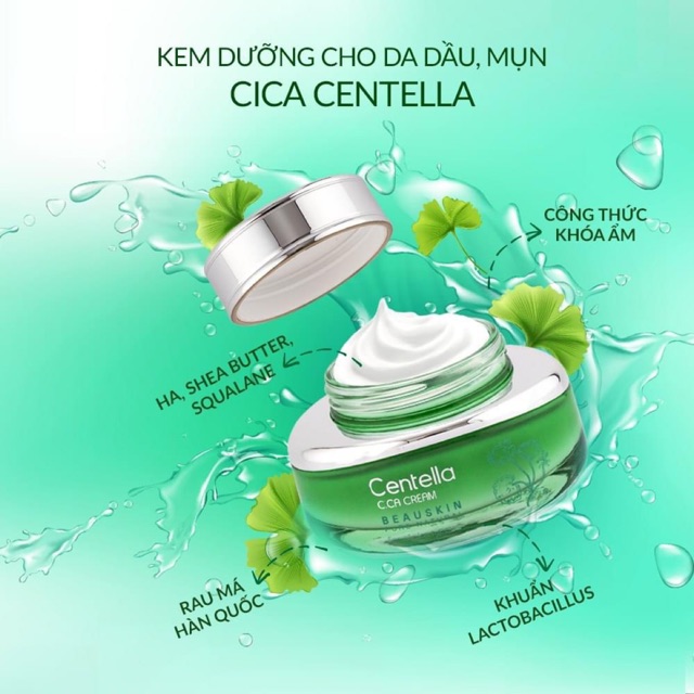 Kem dưỡng da cho da dầu mụn chiết xuất từ rau má