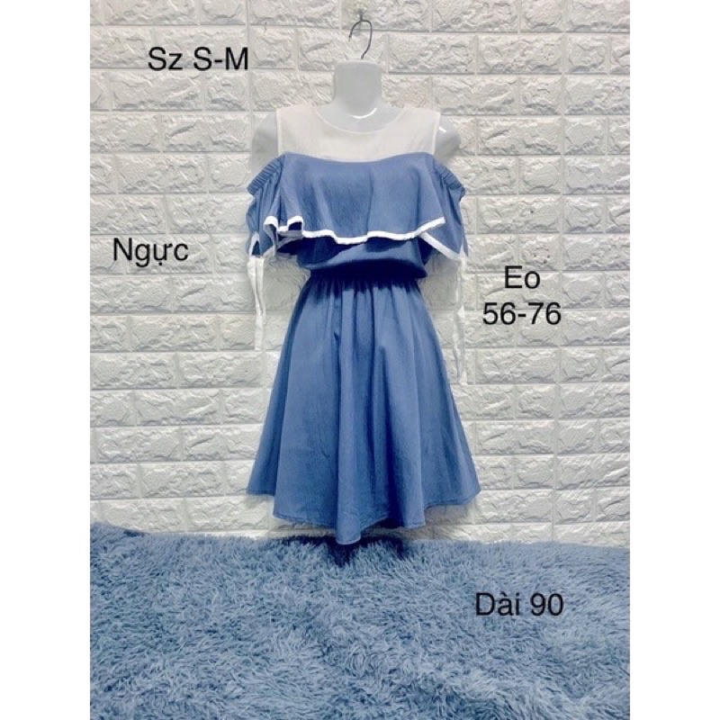 Đầm rớt vai