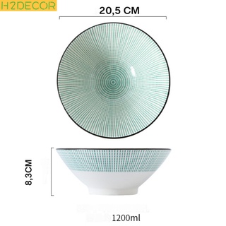 Bát tô gốm, chén gốm size lớn phong cách nhật bản - H2decor