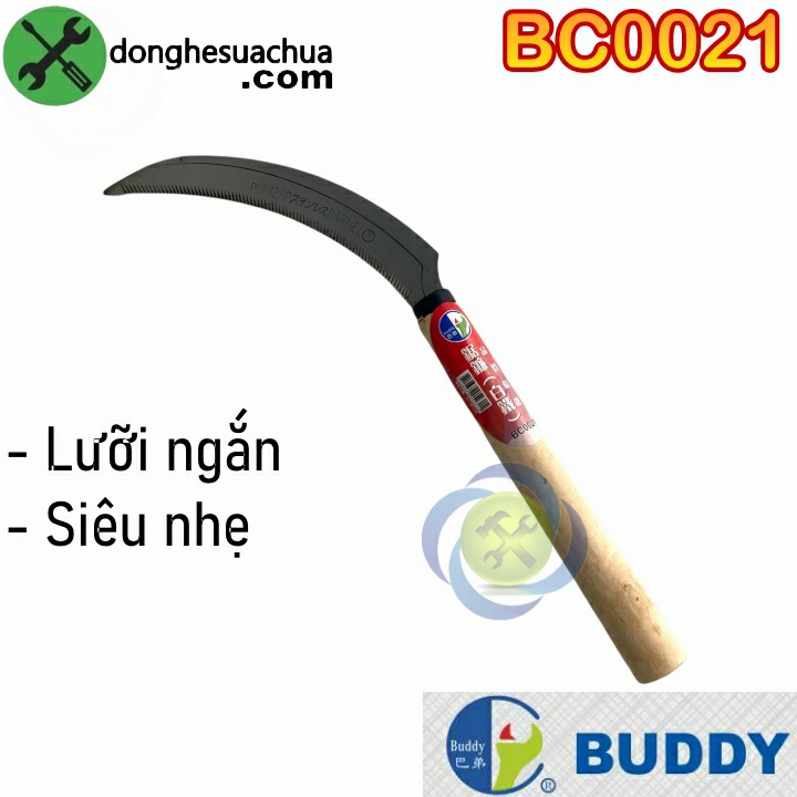 Lưỡi liềm Buddy BC0021 , lưỡi ngắn và siêu nhẹ cắt dây, cắt cành