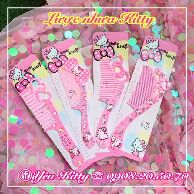 ☘Lược nhựa Hello Kitty☘️