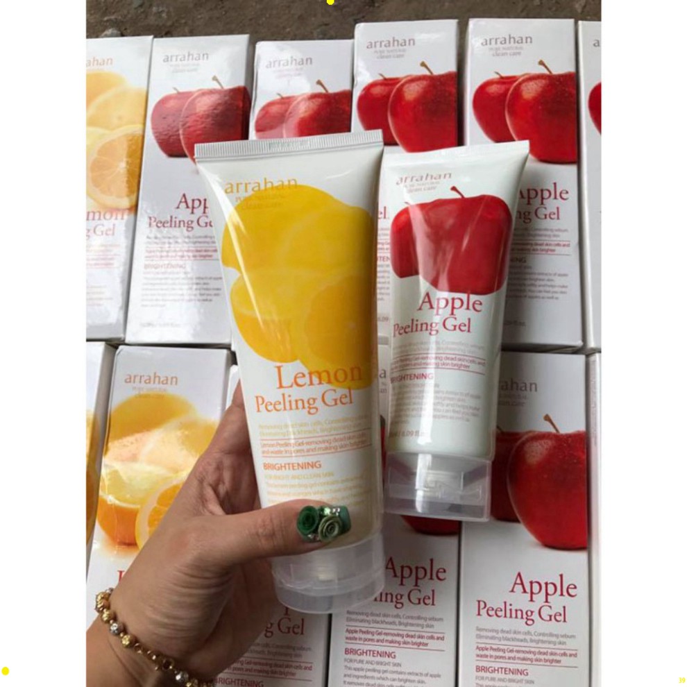 Tẩy Da Chết Làm Trắng Da Hoa Quả Arrahan, gel tẩy tế bào chết Arrahan Whitening Peeling kích trắng da sda | BigBuy360 - bigbuy360.vn