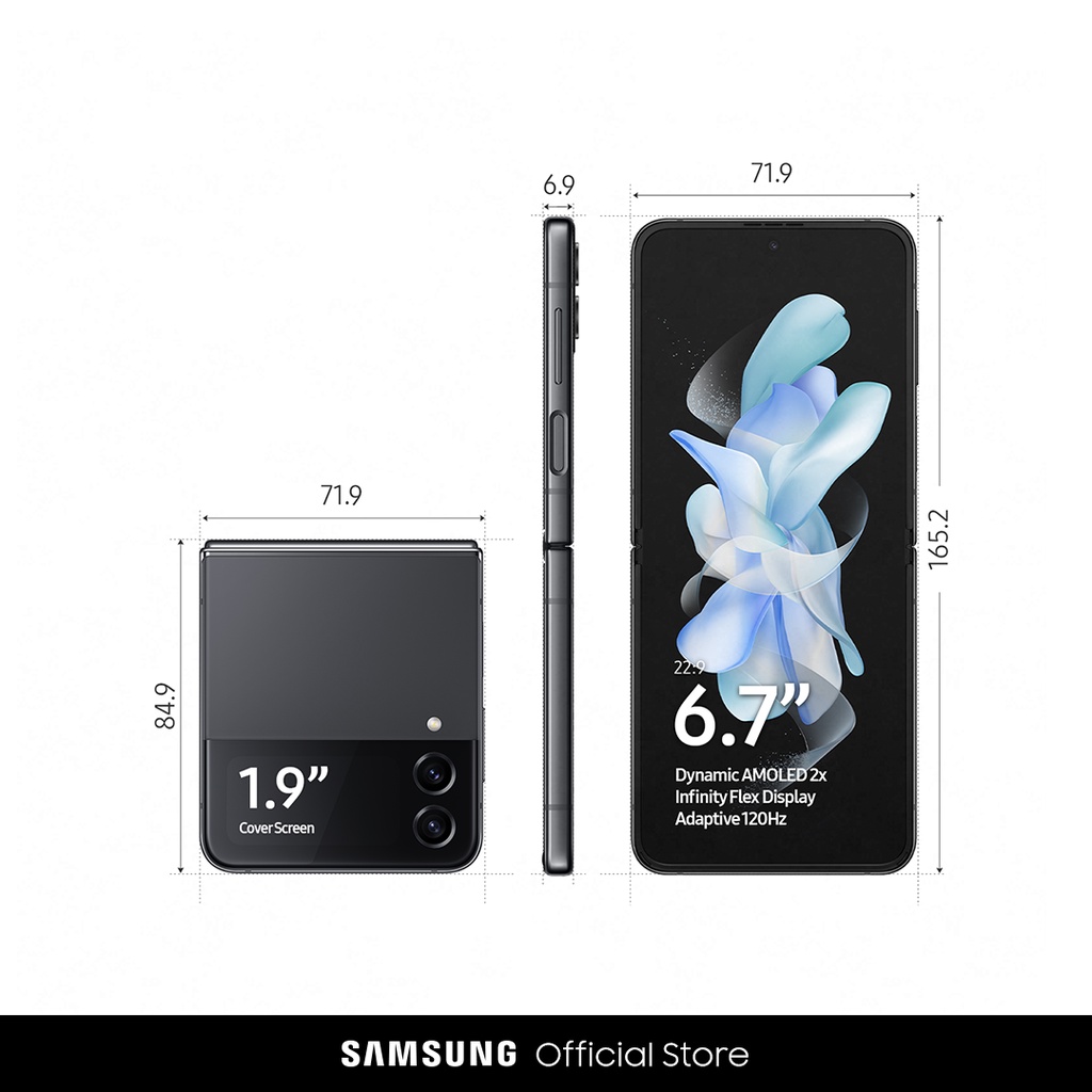 [Nhập ELSSMX10 Giảm 10% Tối Đa 2.5TR] Điện Thoại Samsung Galaxy Z Flip4 128GB