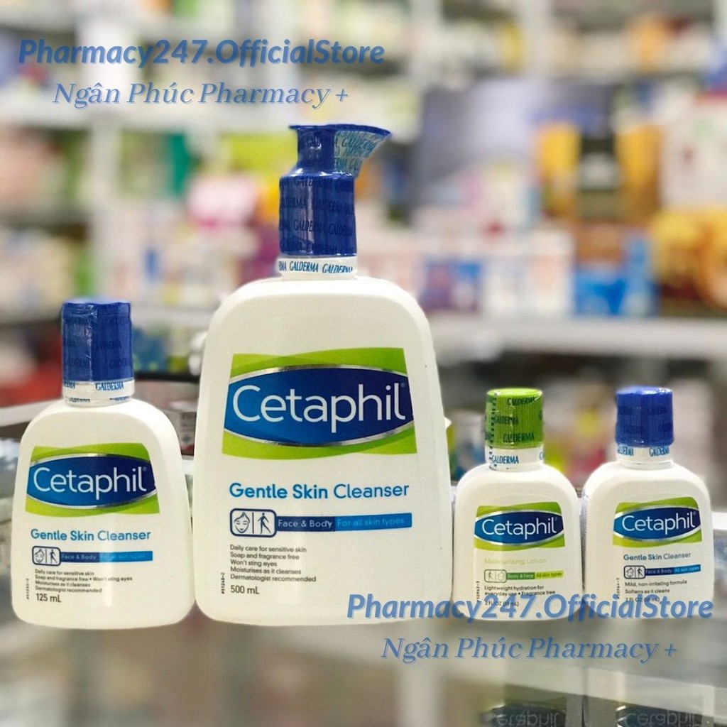 Sữa rửa mặt dưỡng ẩm, Cetaphil Gentle Skin Cleanser,Moisturizing Lotion