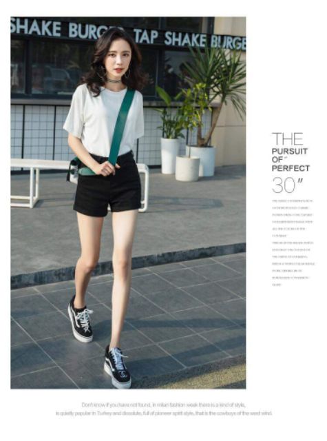 QUẦN SHORT KAKI ĐEN TRẮNG | BigBuy360 - bigbuy360.vn