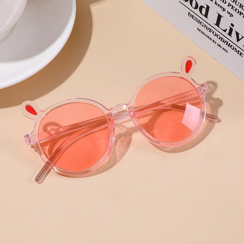 Kính mắt hình THỎ ngộ nghĩnh, mặt kính tráng gương phong cách cho bé yêu - B40