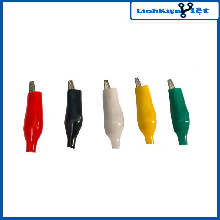 Kẹp cá sấu 3.5mm 5 màu lựa chọn