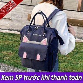 Balo bỉm sữa cho mẹ & bé tai mèo thời trang