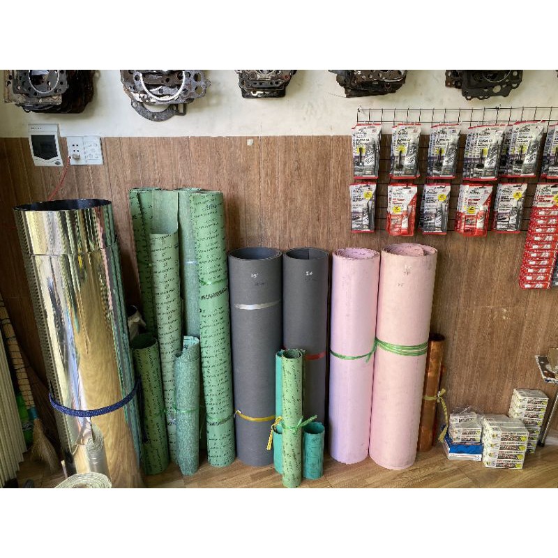 Giấy amiang dày 0.5li , 1li , 1.5li , 2li  giá rẻ chuyên dùng làm ron lốc máy, ron bô , ron xăng