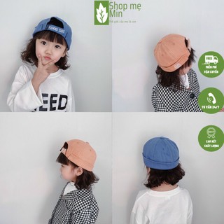 Mũ Miki Hat Kiểu Thủy Thủ Cho Bé, Mũ Thời Trang Không Vành Phong Cách Trung Hoa Cho Bé - MIN03