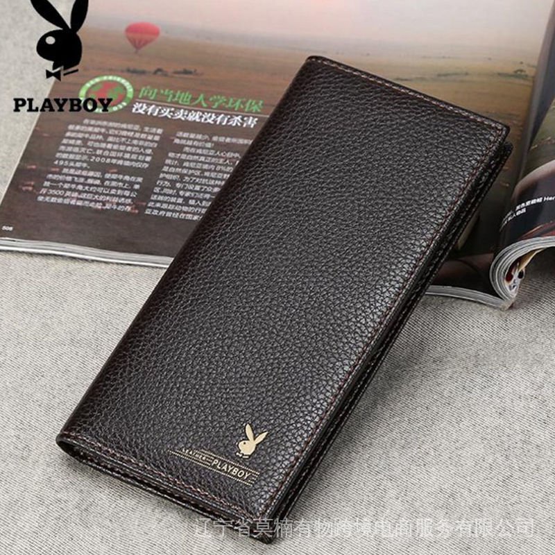Ví Nam Playboy Dáng Dài Siêu Mỏng Đa Năng Phong Cách Hàn Quốc