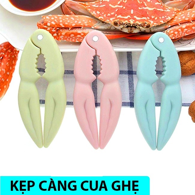 Kẹp Càng Cua , Càng Ghẹ, Tách Vỏ Hạt Bằng Nhựa Cao Cấp