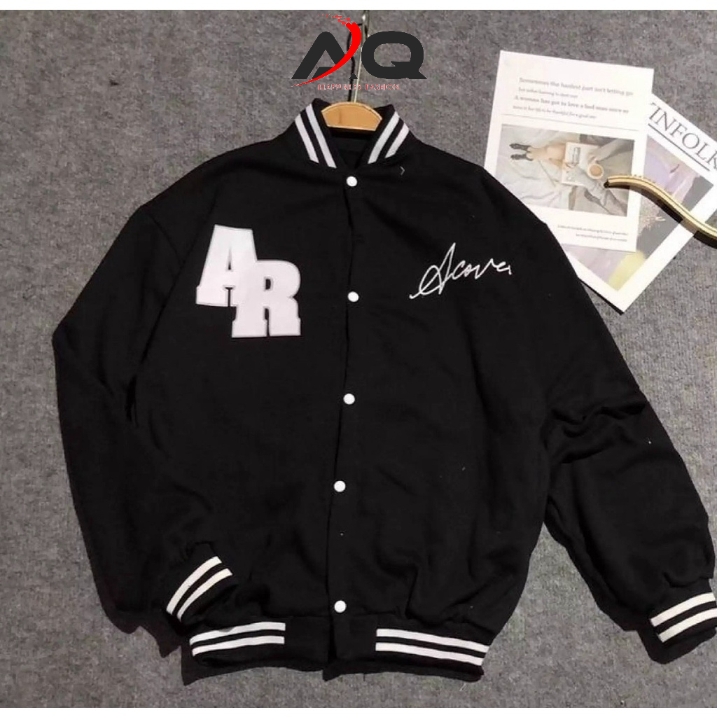 Áo bomber Áo khoác nỉ bomber Cardigan cài nút Cotton cao cấp trần bông dày mịn form Unisex nam nữ 45-65kg