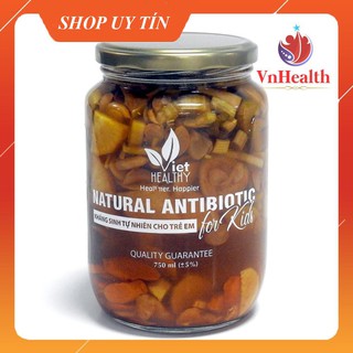 Kháng Sinh Tự Nhiên 💖 HÀNG CHUẨN 💖 Dành Cho Trẻ Em 750ml VietHealthy - Tăng Cường Hệ Thống Miễn Dịch, Chống Viêm Nhiễm