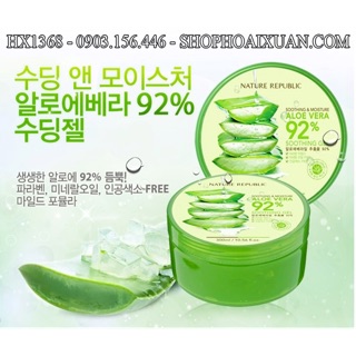 mặt nạ dạng Gel massage Duỡng Da Nha Đam Nature Republi