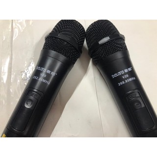 Mic đôi v20 bluethooth dành cho loa kéo các loại