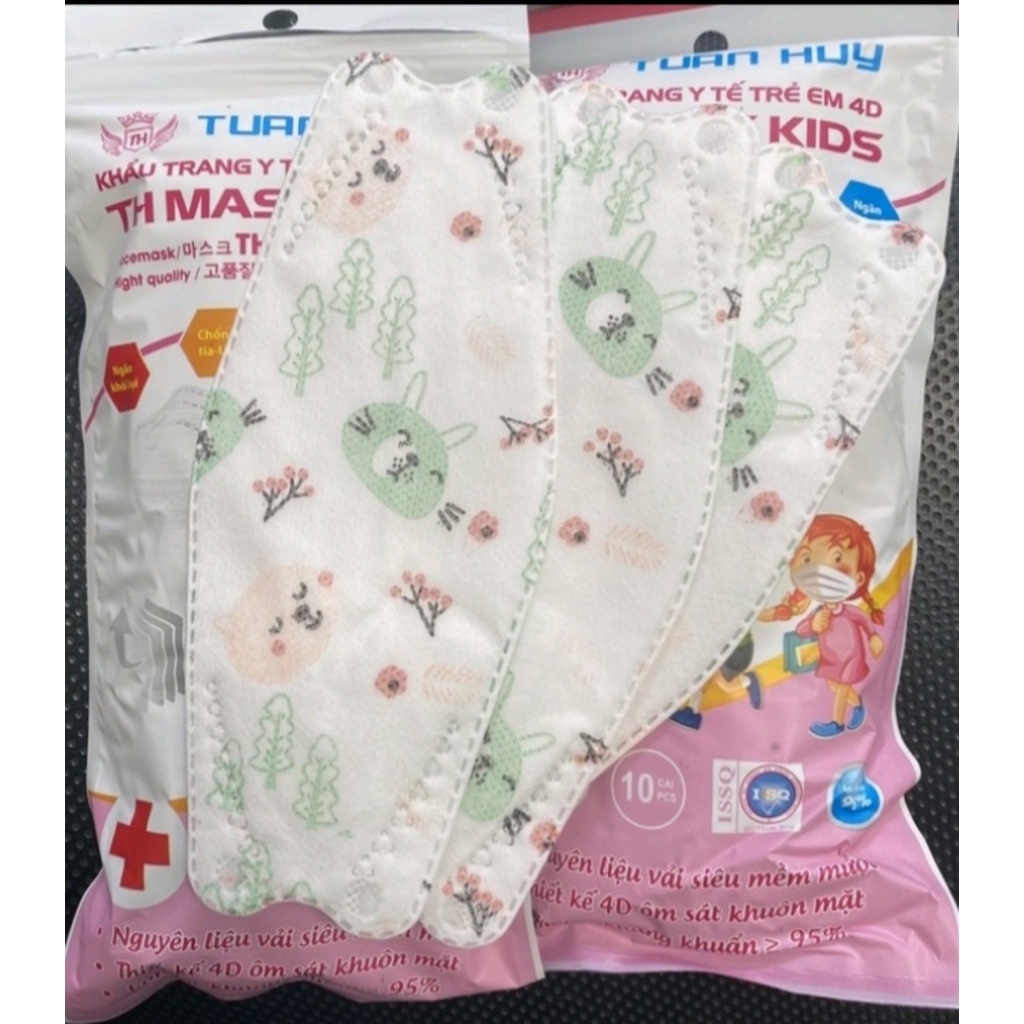 KHẨU TRANG KF94 BÉ TUẤN HUY BỊCH 10 CÁI CÔNG NGHỆ HÀN QUỐC | BigBuy360 - bigbuy360.vn