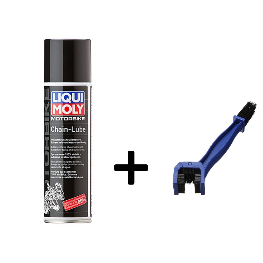 Combo Bàn Chải Và Chai Xịt Sên LIQUI-MOLY CHAIN LUBE 1591 400ML,