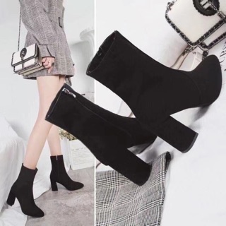 Boot nữ cổ lửng