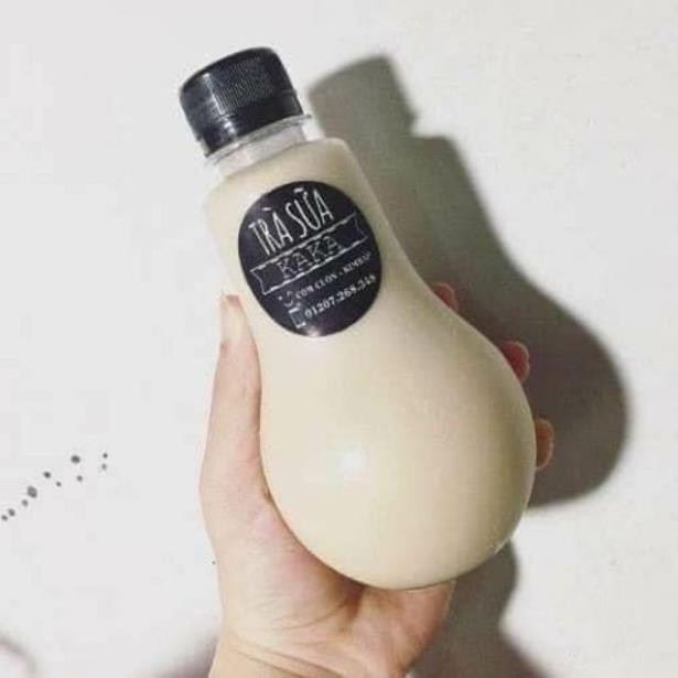 [Kho sỉ]  Combo 10 chai nhựa bóng đèn 330ml nắp nhựa